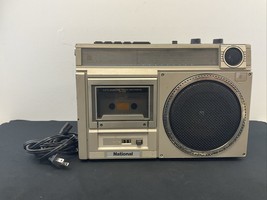 Vintage Radio Cassette National Panasonic 2 Way Retro Music RX-1650 Powers On - £37.36 GBP