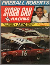 Stock Car Racing 1/1967-Junior Johnson-Fireball Roberts-NASCAR-VG - £61.59 GBP