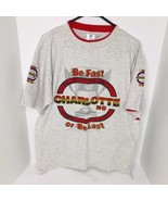 Vintage Charlotte Speedway Be Fast Or Be Last T Shirt Mens Large NASCAR ... - £23.22 GBP