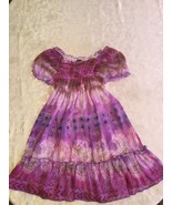 Girls-Size 6-6X-small-Knit Works Kids dress-purple short sleeve - £9.57 GBP