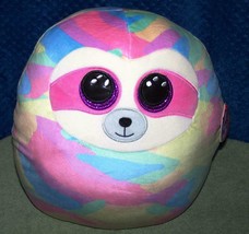 Ty Squish-A-Boo COOPER the PASTEL SLOTH 14&quot;H NWT - £14.07 GBP