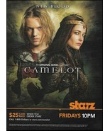 Camelot Jamie Campbell Bower Eva Green 2011 Starz TV Series advertisemen... - $4.01