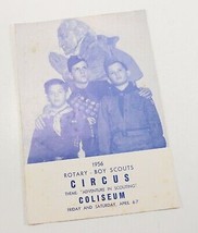 Vtg 1956 Rotary Circus Mecklenburg Council Coliseum Boy Scout of America... - $11.57