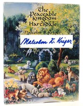 Malcolm Kriger Peaceable Kingdom In Hartsdale Signed A Celebration Of Pets And T - £39.15 GBP