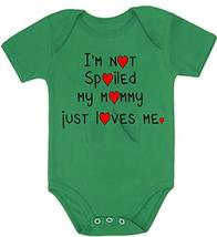 I&#39;m not Spoiled My Mommy just Loves me 2 Onesie Romper Creeper Birthday Baby Sho - £11.74 GBP