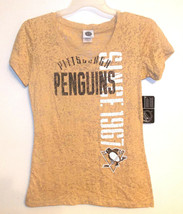 NHL Pittsburgh Penguins Womens One of a Kind T-Shirts 4/6 8/10 12/14 16/18 NWT - £9.55 GBP