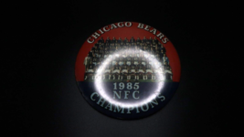 Vintage 1985 Chicago Bears NFC Champs Pinback Pin 8.6cm - £23.74 GBP