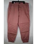 GAP Women&#39;s Desert Quartz Twill Jogger Pants size L New - $31.12 CAD