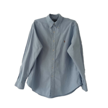 Ralph Lauren Mens Blue Long Sleeved Button Up Shirt RN41381 Logo  US 16,5 - $27.70