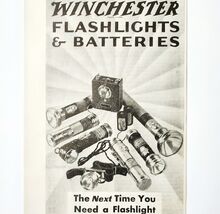1930 Winchester Flashlight &amp; Batteries Advertisement New Haven Conn DWJJ19 - €8,58 EUR