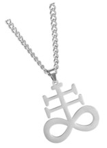 VASSAGO Leviathan Cross Necklace Leviathan Satanic Brimstone - $42.68