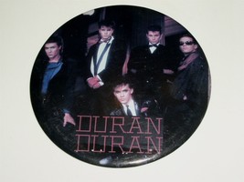 Duran Duran Pinback Button 6&quot; Vintage Simon LeBon Nick Rhodes John Roger... - $34.99