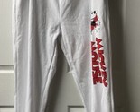 NWOT Disney Mickey Mouse Womens XXLG White Fleece Joggers with Pockets - £31.54 GBP