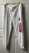 NWOT Disney Mickey Mouse Womens XXLG White Fleece Joggers with Pockets - £31.10 GBP