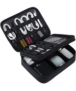 BAGSMART Electronic Organizer,Large Double Layer Cable Bag,Travel Organizer - £27.09 GBP