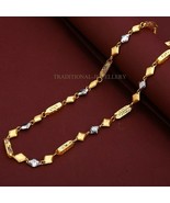 Unisex Italian Turkey chain 916% 22k Gold Chain Necklace Daily wear Jewe... - €3.159,91 EUR+