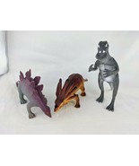 Imperial Dinosaur Lot Stegosaurus Trachodon 1989 - £16.95 GBP