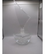Vintage Art Deco Geometric ILM KRISTALL Crystal Perfume Bottle East Germany - £23.22 GBP