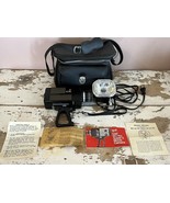 GAF SC/102 Super 8 Movie Camera With Cameralite Model 709 &amp; Leather Bag ... - $781.18 MXN