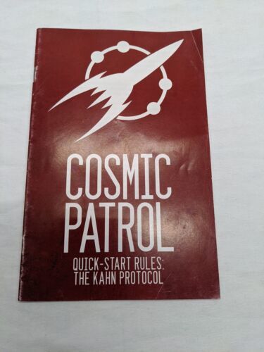 Cosmic Patrol Quick-Start Rules The Kahn Protocol Science Fiction RPG Bo... - $11.14