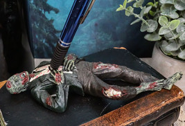 Gory Apocalypse Walking Dead Zombie Hunter Impaled Walker Pen Holder Figurine - £12.86 GBP