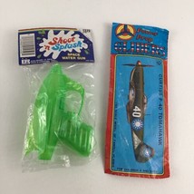 Shoot N Splash Space Water Gun Power Prop Gliders P-40 Tomahawk Vintage 80s Toys - £15.88 GBP