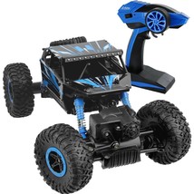 Click N&#39; Play Remote Control Car 4WD Off Road Rock Crawler Vehicle 2.4 GHz, Blue - £41.69 GBP
