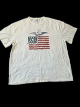 Polo Ralph Lauren T-Shirt Mens 2XLT XXL Tall Flag Eagle Crew Neck Graphic Tee - $27.72