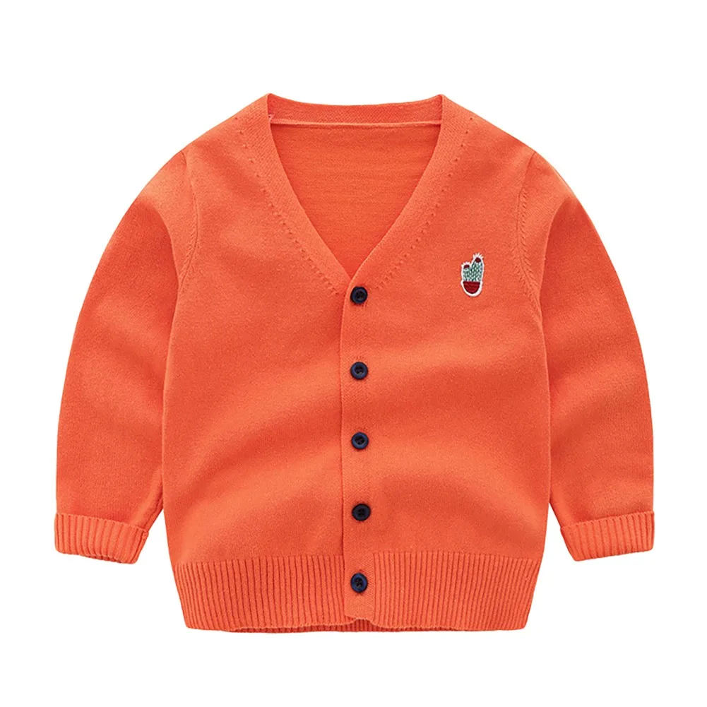 Autumn Spring Infant Baby Boys Girls Knit Cardigan    Pullover Sweatshirt Button - £79.72 GBP