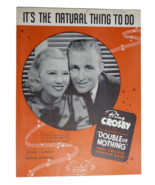 Its The Natural Thing To Do Sheet Music Burke/Johnston - £19.43 GBP