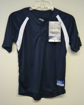 Louisville Slugger Youth 2-button Henley Short Sleeve Jersey Sz Youth S ... - $11.88