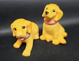 Vintage 2001 Barbie Bobbin Bow-Wows Golden Retriever Pups Mattel #67388 - £10.08 GBP