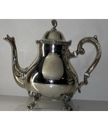 Vintage/Antique Leonard Silverplate Silver Plated Coffee Pot Teapot - $44.78 CAD