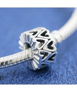 2020 Valentine Release 925 Sterling Silver Openwork Freehand Heart Space... - £12.42 GBP