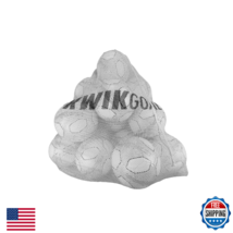 Kwik Goal Jumbo Equipment Bag White 48x36 Soccer Ball Storage up to 20 B... - $28.60