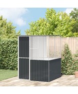 vidaXL Bird Cage Anthracite 84.6 x 30.7 x 78.7 in Galvanized Steel - $17,486.93 MXN