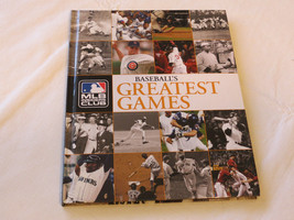 MLB Insiders Club Baseball&#39;s Greatest Games 2008 hardcover book *^ - $15.43