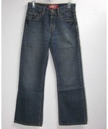 LEVI&#39;S RED TAB 527 Boot Cut TEEN W27 L27 (14 Reg) 100% Cotton Medium Blu... - $21.25