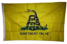 AES 3x5 Embroidered Gadsden Don&#39;t Tread Double Sided 2ply 220D Nylon Flag 3&#39;x5&#39;  - £28.32 GBP