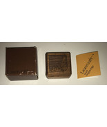 Vtg Pocket Tape Measure Solid American Walnut Lasercraft 72&quot; Optical Eng... - $49.00