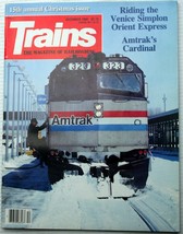 Dec. 1990 Trains: The Magazine Of Railroading Steam/Diesel Rosters News Yarns - £8.31 GBP