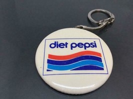 Vintage Promo Keyring Diet Pepsi Metal Keychain Nez Rouge Ancien Porte-Clés - £9.97 GBP