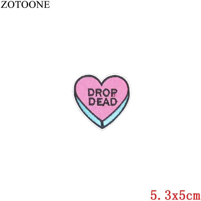 Buy ZOTOONE Heart Iron-On Patches - Embroidery, Sequin, Applique for Clothes - $16.00