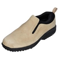 Footjoy Softjoys Terrains Moc Golf Shoes Womens 7.5 Beige Leather Soft Spikes - £23.73 GBP