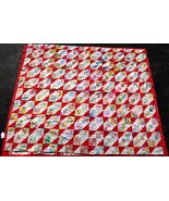 Vtg Patchwork Pattern Tiny Square King Quilt Measures 71x88 In. Beautiful - $175.00