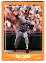 1988 Score #574 Ken Schrom    Cleveland Indians Baseball Cards EX/NM ID:58321 - $1.67