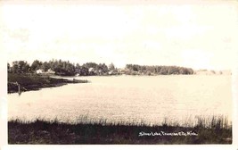 Silver Lake Traverse City Michigan 1939 RPPC Real Photo postcard - £6.99 GBP