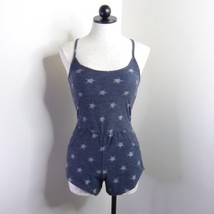 Antistar Women&#39;s Juniors XS American Star Print Sleeveless Fine Knit Romper - £5.57 GBP