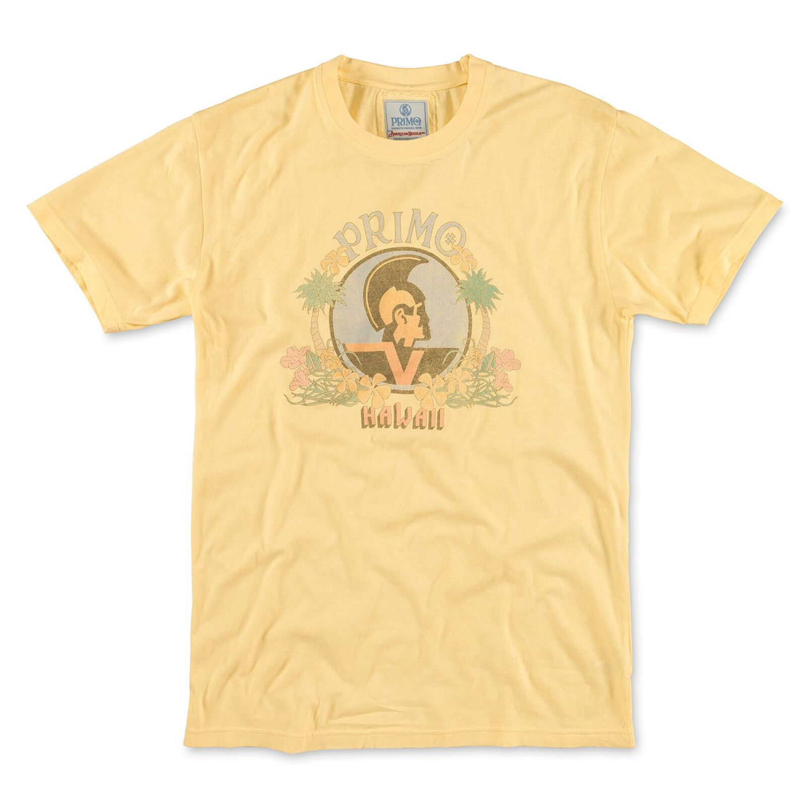 Primo Beer Hawaii Vintage Fade T-Shirt Yellow - $41.98 - $43.98