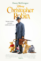 Christopher Robin Movie Poster Winnie The Pooh Film Print 24x36&quot; 27x40&quot; 32x48&quot; - £9.51 GBP+